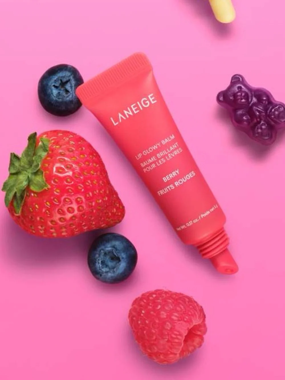 💄4/$25 Laneige mini lip balm in berry